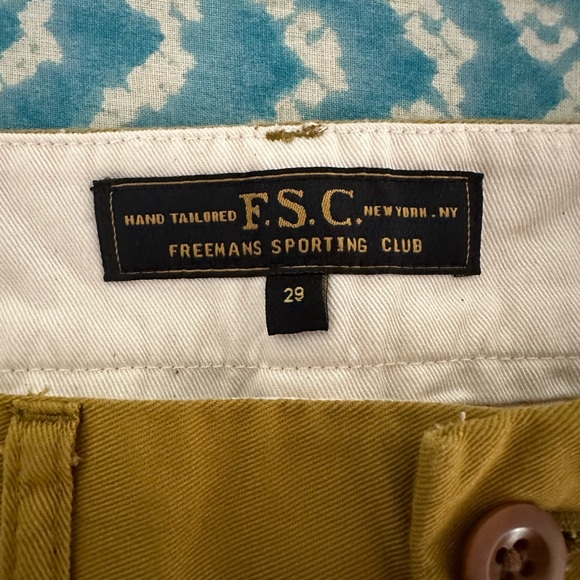 Freemans Sporting Club Khaki Pants - Picture 4 of 4
